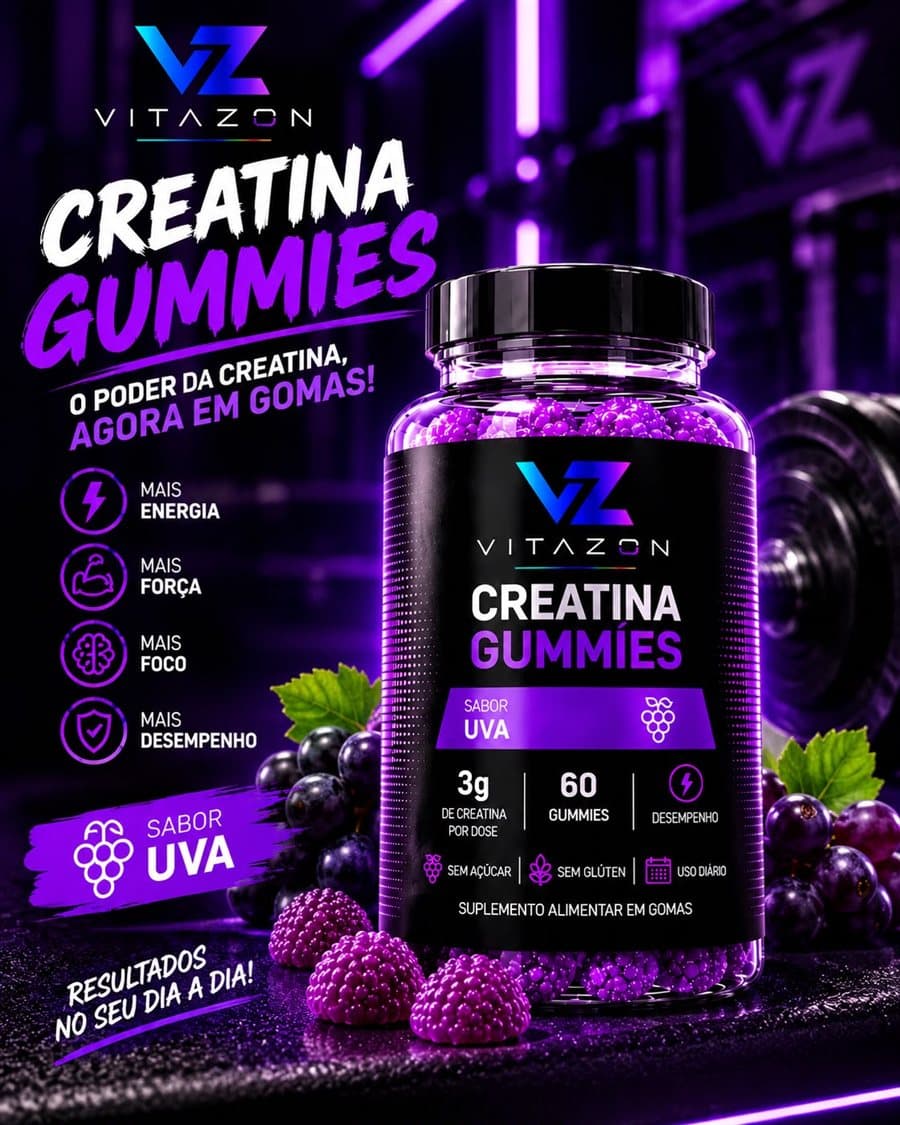 Creatina Gummies Uva — miniatura 3