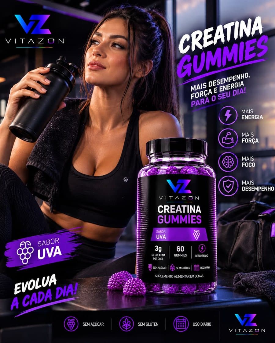 Creatina Gummies Uva — miniatura 4
